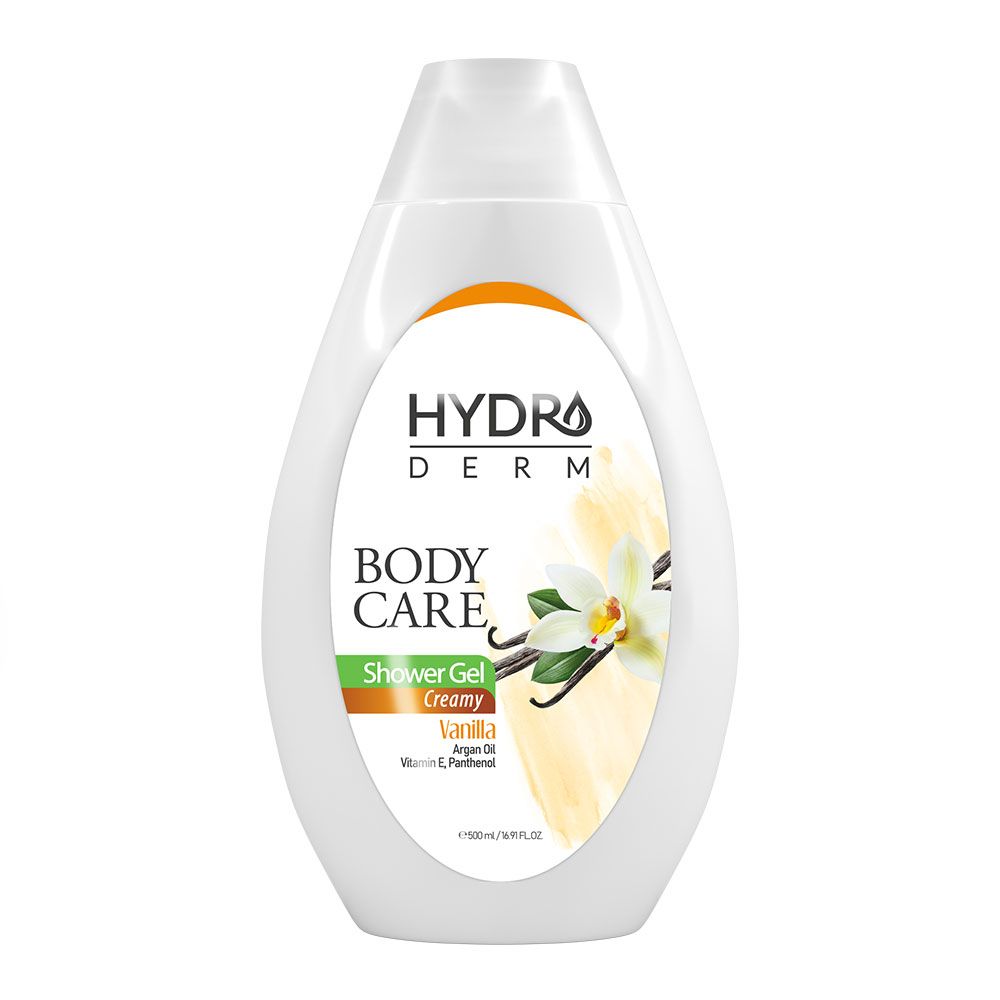 شامپو بدن کرمی با رایحه وانیل و آرگان  هیدرودرم Hydroderm