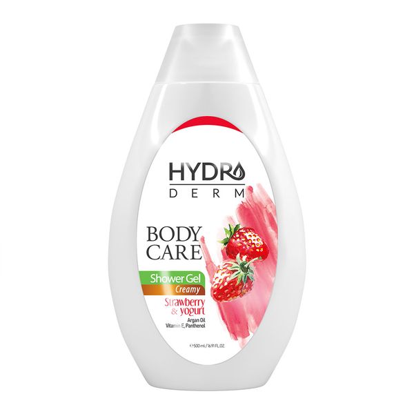 شامپو بدن کرمی با رایحه ماست و توت فرنگی هیدرودرم HYDRODERM
