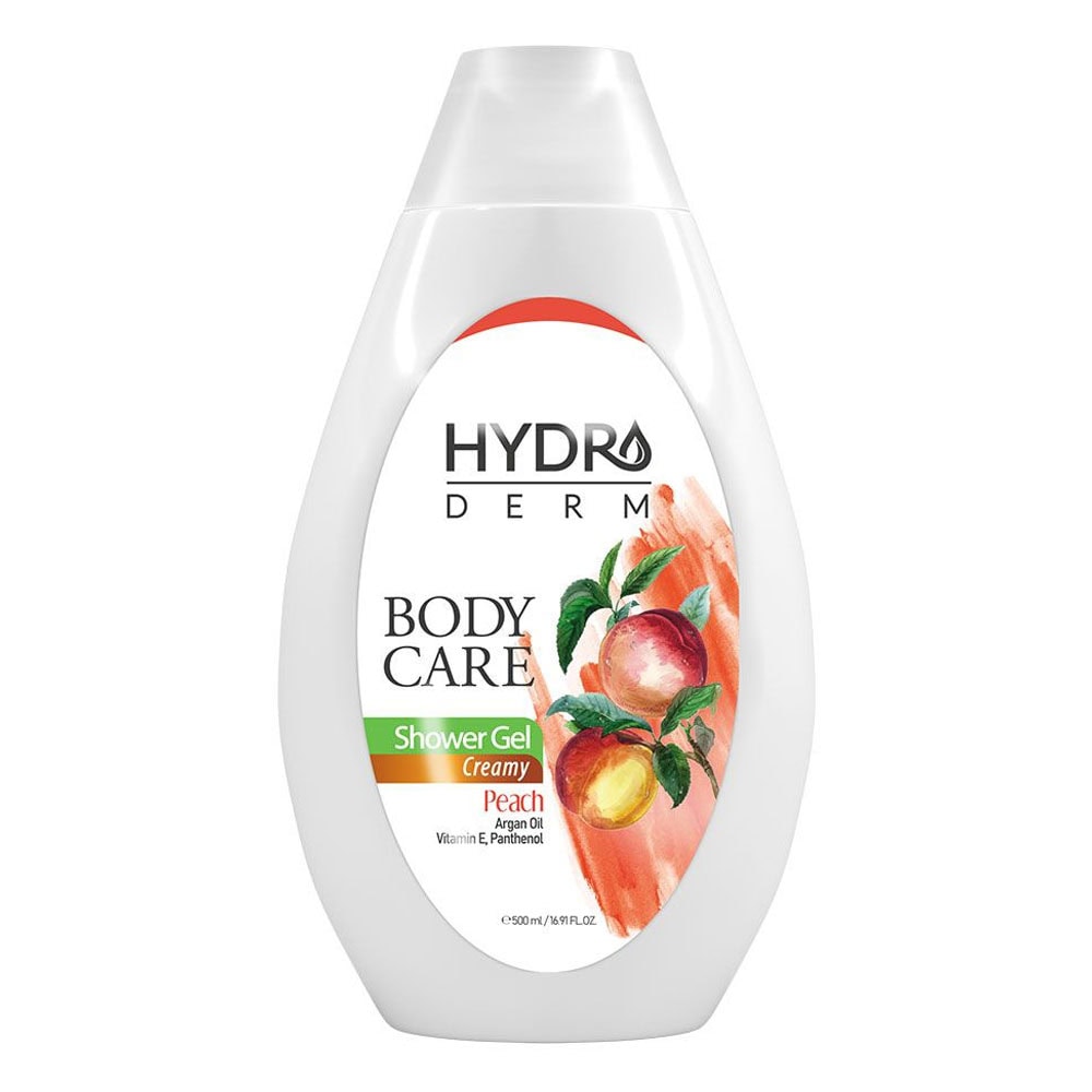 شامپو بدن کرمی هلو و آرگان هیدرودرم Hydroderm