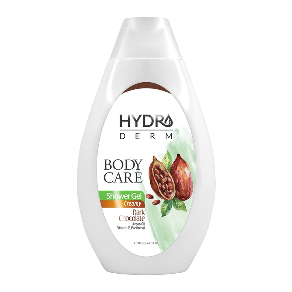 شامپو بدن کرمی با رایحه شکلات تلخ Hydroderm